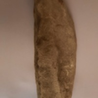 Unfinished Stone Ornament - Top View