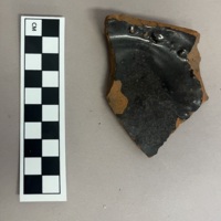 Ceramic vessel base fragment, Buckley-type