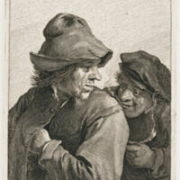 "Two Men, One Smoking" by Franz van der Steen