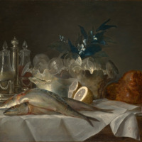 Painting by Anne Vallayer-Coster Displaying Crystal Stemware<br />
<br />
Anne Vallayer-Coster, one of the world’s most renowned still-life painters of the eighteenth century, displays the affluent lifestyle of wealthy Parisians — including a silver verrière filled with crystal stemware.