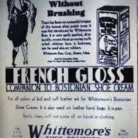 Whittemore Shoe Polish ad