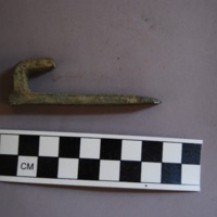 This hook was probably used as a window hook. Students were able to open their windows and witness historical commencement traditions and University history in the making.