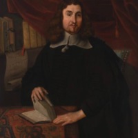 Portrait of John Eliot. This mid 17th century portrait of missionary John Eliot showcases the somber attire favored by Puritans.