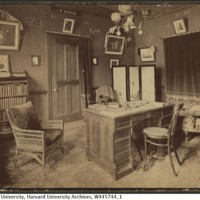 College Room of Jesse Maxwell Overton, photograph, ca. 1885