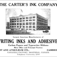 Carter's Ink Company Advertisement