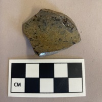 Glass shard, 18th century wine bottle