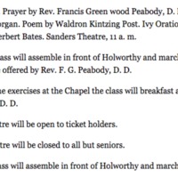 This Commencement program highlights the first African-American Oration speaker in Harvard’s history.