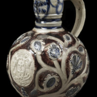 Westerwald jug with cobalt and manganese