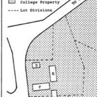 Map of Harvard Yard 1799