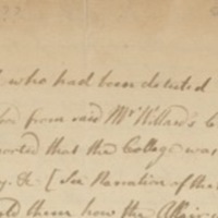 This Harvard disciplinary file describes Tudor’s breaking of a tutor’s window after his speech lamenting the unfairness of a new recitation rule.