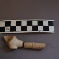 17th Century Pipe Stem and Bowl Fragment