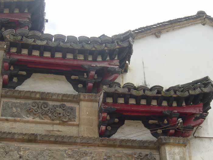 Roof line of the entrance gate