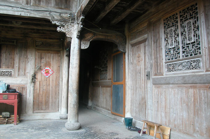 Second room left of main room