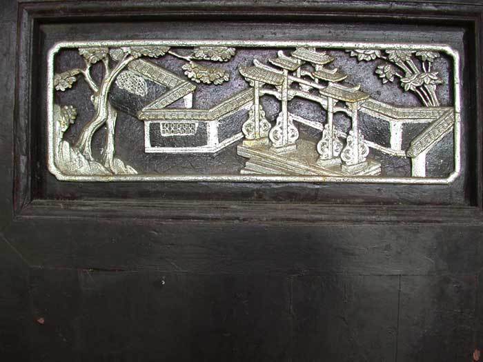 Panels with carvings on the stage1