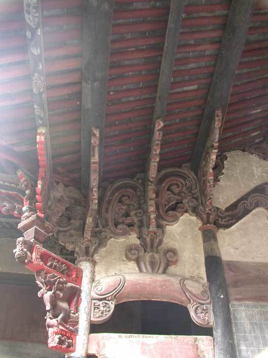 Upper east wall-- corner bracket