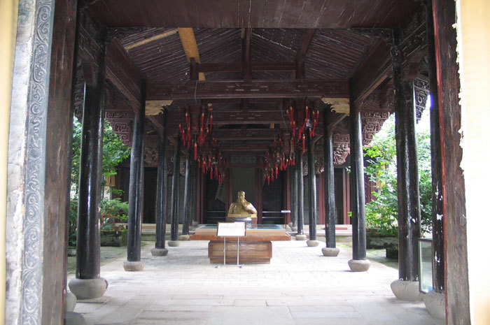 view into hall from entrance porch