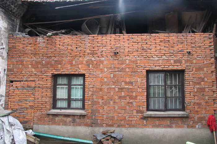 Left side of the courtyard Left side of the courtyard