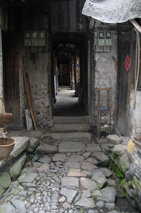 inside of house looking through doorway