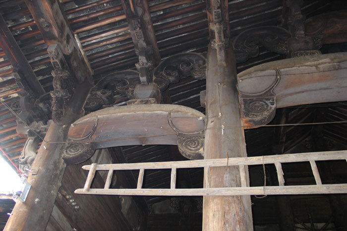 Beam structure of the first hall 2