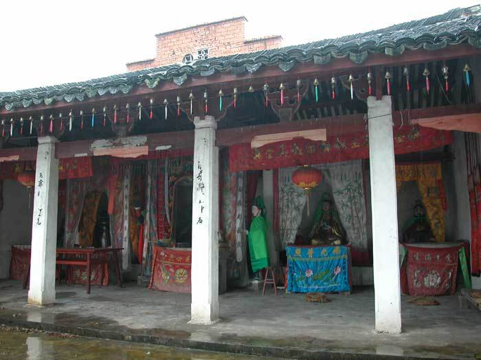 Outside temple