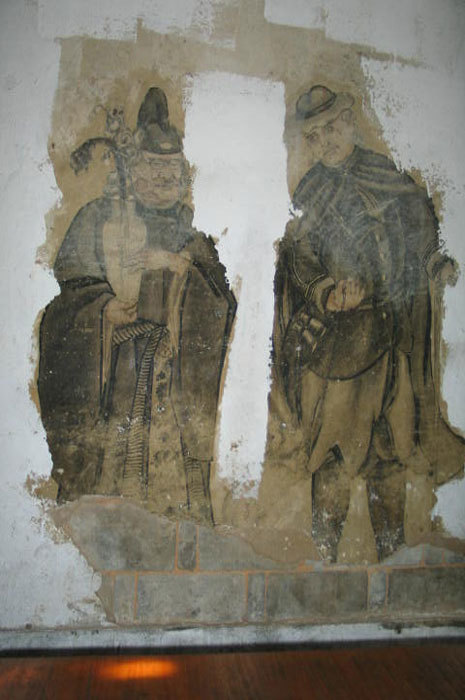 Wall painting (left)