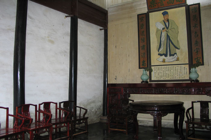 East corner of the hall East corner of the hall