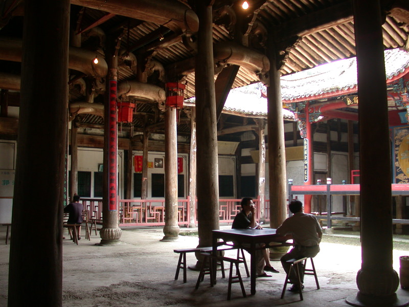Looking southeast from the main hall