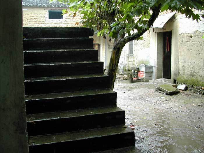 Northwestern corner of the entrance courtyard Northwestern corner of the entrance courtyard