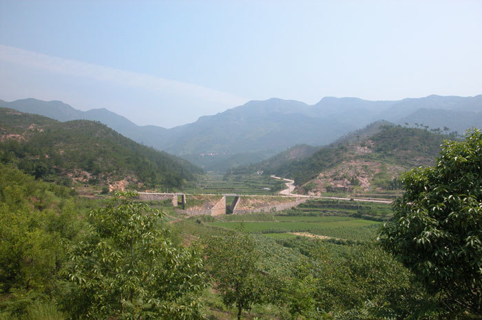 Northeast view of hills