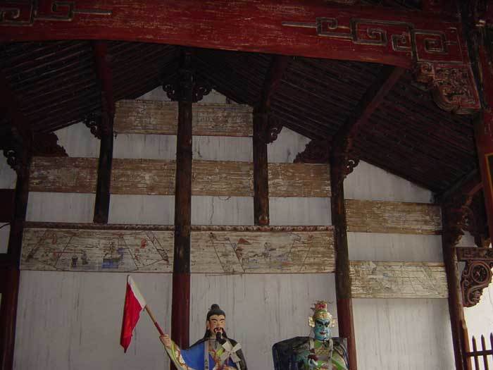 Overview of the paintings on the eastern wall Overview of the paintings on the eastern wall