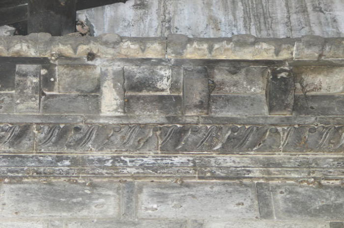 Detail of roof tile Detail of roof tile