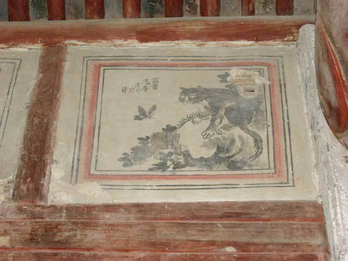 Wall painting on the west wing