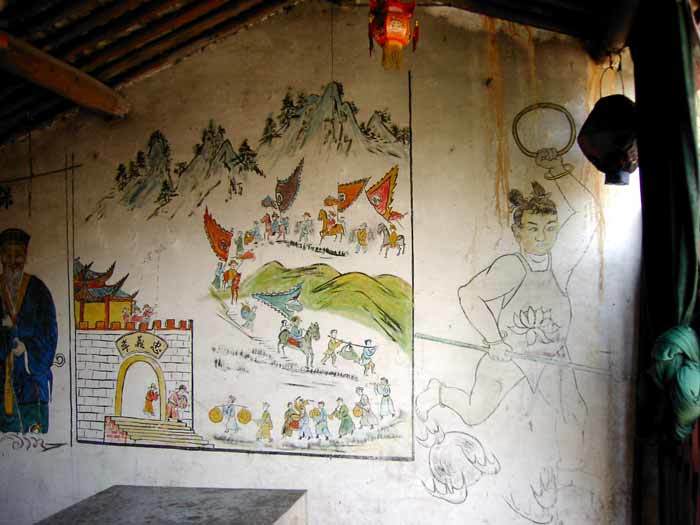 War scene on the right wall painting War scene on the right wall painting