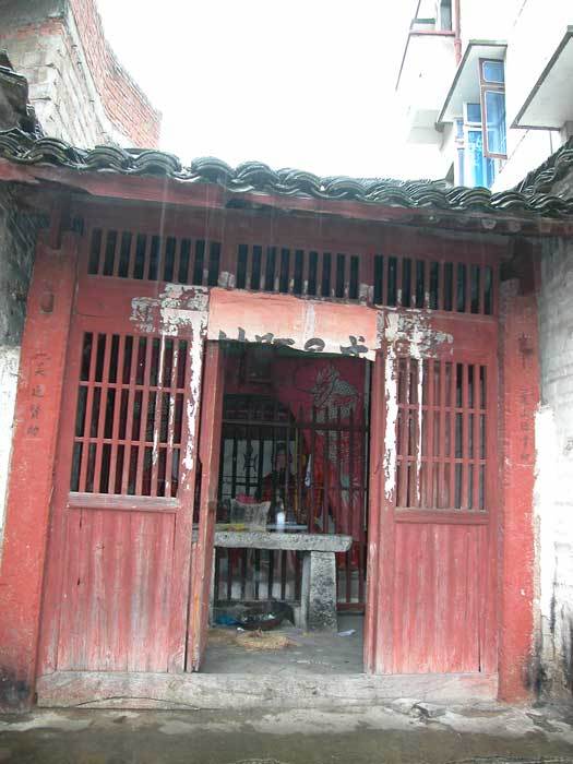 Outside of the temple