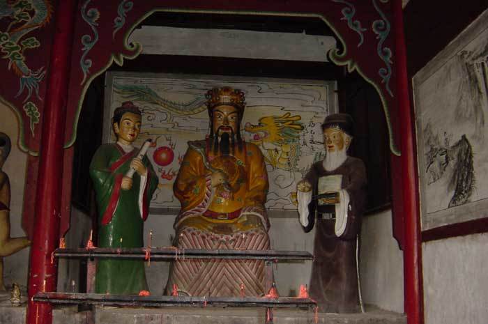 Statue of Cang Jie, a semi-god in ancient China Statue of Cang Jie, a semi-god in ancient China