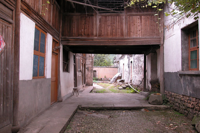 Long shot passageway