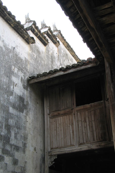 Eaves of the western side