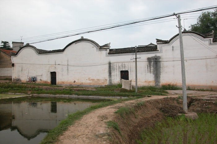 south wall of exterior