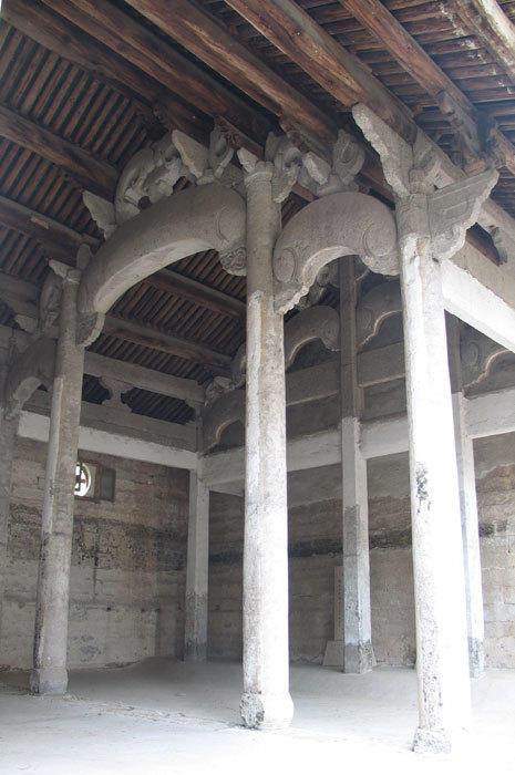 Pillar from courtyard