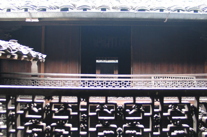upstairs gallery looking through house upstairs gallery looking through house