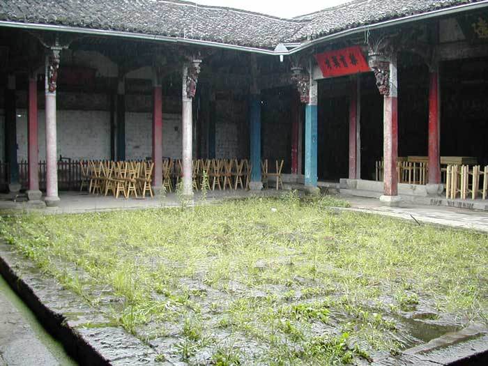 Second courtyard, northwestern corner