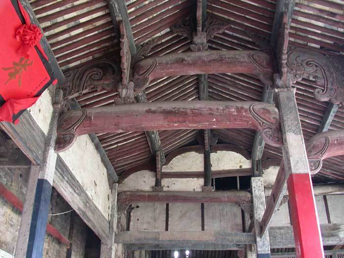 Left wing of the back hall