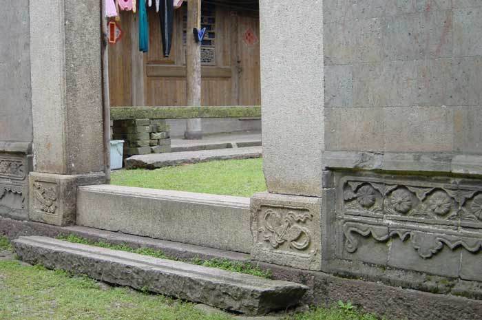 Base of the door Base of the door