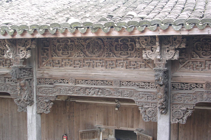 picture of side wall from main hall scaffolding 2