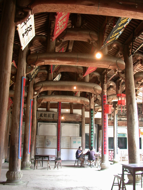 Overview of the main hall, facing east