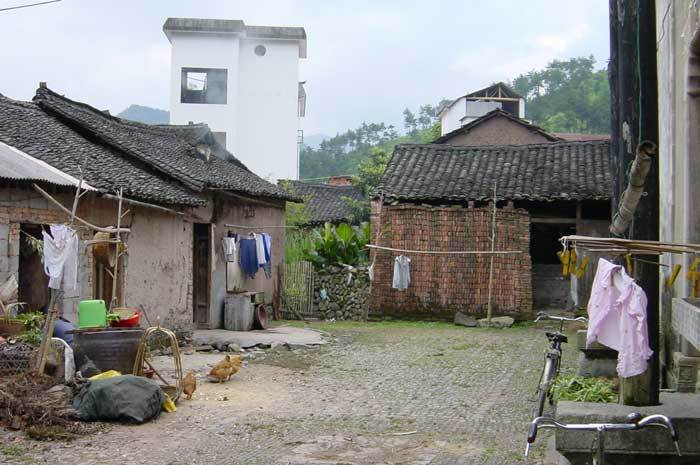 Outside overview of the hall.looking out from the main gate