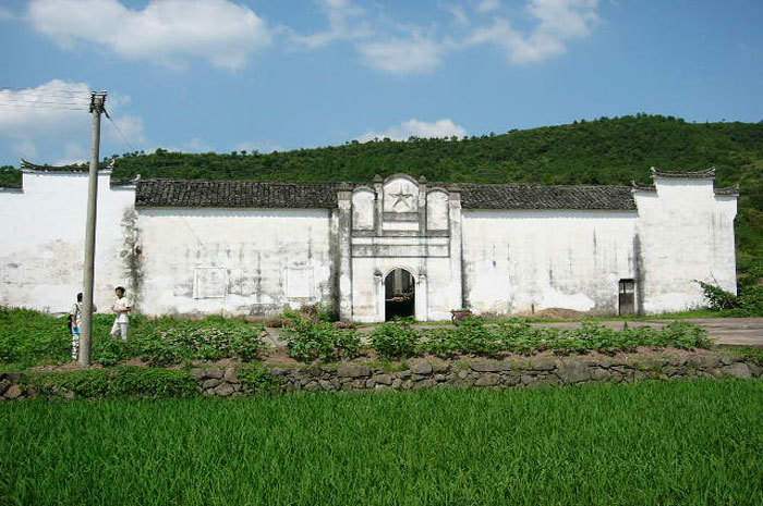 view of the ancestral hall from the hill view of the ancestral hall from the hill