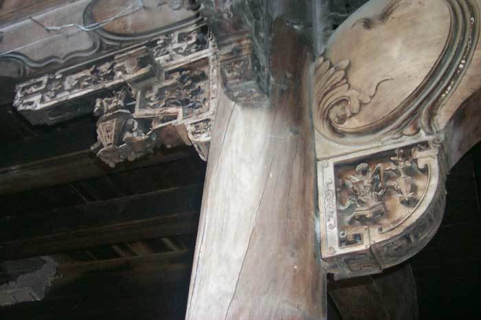 Beam structure of the left-hand side hallway-1