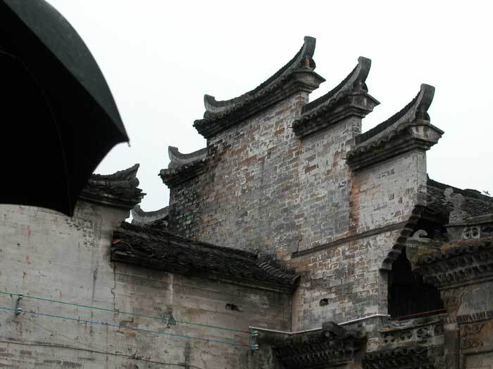 Stepped gable of the hall