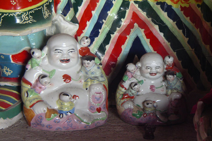 Statues of Maitreya Buddha